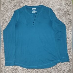 Duluth Trading Company | Henley Long Sleeve 100% Cotton Tshirt